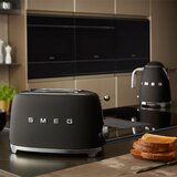 Smeg TSF01BLMEU 2-Schlitz-Toaster 50's Retro Style, Schwarz Matt | Shoptok.si