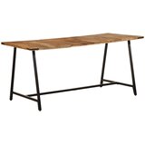  Blagovaonski stol 160 x 80 x 75 cm masivno drvo manga | shoptok.hr