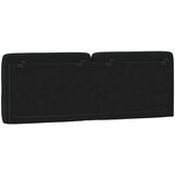  Jastuk za uzglavlje crni 140 cm baršunasti | shoptok.hr