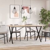  Noge za blagovaonski stol X-oblika 140x60x73cm čelik | shoptok.hr