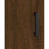  Komoda boja smeđeg hrasta 69 5x34x90 cm od konstruiranog drva | shoptok.hr