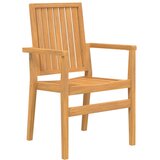  Složive vrtne stolice 8 kom 56,5x57,5x91 cm od masivne tikovine | shoptok.hr