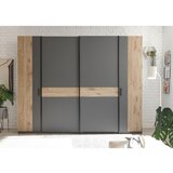 Hom`in OMARA ZA OBLAČILA, barve grafita, barve hrasta | Shoptok.si