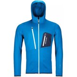 Ortovox Majica s kapuljačom na otvorenom Fleece Grid M Safety Blue S | shoptok.hr