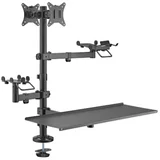 NTPMM-02LD,2x17-32/9 kg/Rotacija:180/Tilt: 90/VESA100x100/POS police