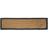  Tepisi za područja Prirodna i tamnosiva 60 x 200 cm Juta | shoptok.hr