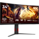AOC MONITOR CU34G4Z 34” Curved Fast VA, WQHD 3440×1440, 240Hz, 1500R, 1ms, DisplayHDR 400,... | Eponuda.ba