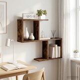  Polica na zidu Dimljeni hrast 60 x 12 x 50,5 cm Cijene