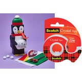 Traka ljepljiva nevidljiva 19mm/ 7,5m scotch crystal 3m.blister | shoptok.hr