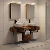  Set ormarića za kupaonicu 5 kom. Staro drvo Konstruirano drvo | shoptok.hr
