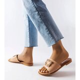 Gemre Beige sandals with Miriam decoration | Shoptok.si