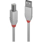Lindy USB kabel USB 2.0 USB-A vtič\, USB-B vtič 1.00 m siva 36682, (20417420) | Shoptok.si