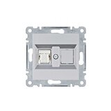 HAGER utičnica 1XRJ45 CAT.5E UTP lumina siva WL2112 | Eponuda.ba