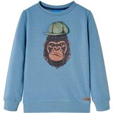  Dječja topla majica srednje plava 128 | shoptok.hr