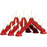 Most sa božićnim svijećama 3 pcs Crvena 39.5 x 5 x 29 cm | Eponuda.com