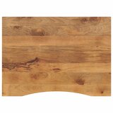 vidaXL Mizna plošča ukrivljena 100x80x2,5 cm trden mangov les | Shoptok.si