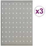  Zidne ploče za alat 3 kom 40 x 58 cm čelične | shoptok.hr