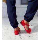 Gemre Red ballet flats with a flower Lucchese | shoptok.hr
