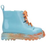 Melissa Škornji MINI Coturno Baby Boots - Orange/Blue Modra Cene