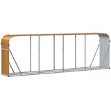  Držač za cjepanice izgledom drva 300x45x100 cm pocinčani čelik | shoptok.hr