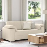  Sofa Bež Poliester 2.5-sedežna Odstranljive prevleke Sofa, (22054415) | Shoptok.si