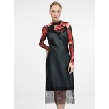 Orsay Black women&#039;s leatherette midi dress - Women&#039;s cene