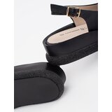 GOODIN Flat sandals black with decoration | shoptok.hr