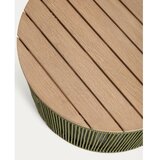 Kave Home Okrugao vrtni stolić za kavu s pločom stola od bagrema ø 60 cm Dandara – | shoptok.hr