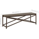  Vrtna klupa od poliratana 120 cm smeđa | Eponuda.com