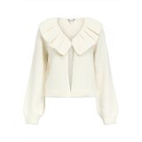 .OBJECT Pletena jopa 'OBJDENISI' kremna Cene