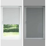 vidaXL Rolo zavjesa Blackout svijetlo siva 100x130 cm Širina tkanine | shoptok.hr