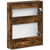  Ormar za cipele na zidu ALKMAAR 71 x 17 x 86 cm Dimljeni hrast | shoptok.hr