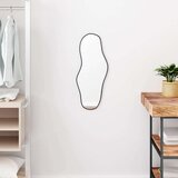  Zidno ogledalo crna 60x25 cm Cijene