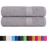  Ručnici za tuširanje FROGN 2 kom. sive 70x140 cm 360 g/m² | Shoptok.si