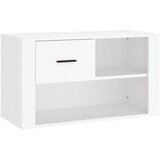 Ormarić za cipele bijeli 80 x 35 x 45 cm od konstruiranog drva | Eponuda.com