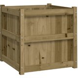 Maison Chic Vrtno cvetlično korito - Cvetlični Lonec 60x60x60 cm impregnirana borovina, (21788705) Cene