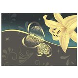  Tapeta - Lily in shades of gray 150x105 | shoptok.hr