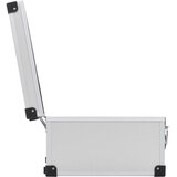 vidaXL Kutija za 40 CD-ova aluminijska ABS srebrna | shoptok.hr