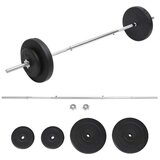  Komplet dvoručnih utega s pločama 30 kg | shoptok.hr