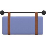  Držeće uzglavlje Zidne Traper plava 100 x 55 x 5 cm Antikni PU - Trapere plave boje 90 cm bez LED | shoptok.hr