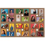 vidaXL okvir za 24 fotografije (10 x 15 cm) svjetlosmeđi mdf | shoptok.hr