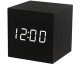 GOLDWAY 1 lesena budilka - mini LED digitalna ura s prikazom temperature časa, 3 stopnjami svetlosti in glasovnim upravljanjem, idealna za potovanja, (21884984) Cene