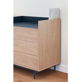 Teulat Svetlo rjavo-modra komoda Valley, širina 150 cm | Shoptok.si