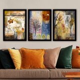 Wallity 3SC147 multicolor decorative framed painting (3 pieces) | ePonuda.com