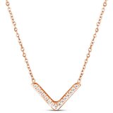 Vuch Ženska ogrlica Amelora Rose Gold Slike