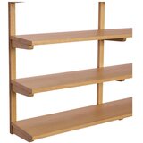 Hübsch Polica s više razina u dekoru hrasta u prirodnoj boji 120 cm Long – | shoptok.hr