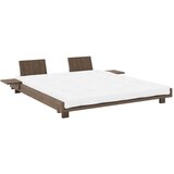 Karup Design Smeđi bračni krevet od masivnog bora s podnicom 180x200 cm Social – | shoptok.hr
