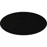 Stolna Mizna plošča temno rjava 100x50x4 cm trdna hrastovina ovalna, (5000268689) | Shoptok.si
