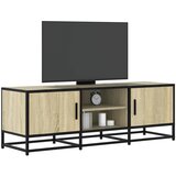 Furnova TV omarica sonoma hrast 120x35x41 cm inženirski les in kovina, (21923004) Cene