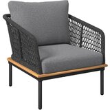 Ambia Garden VRTNI SET aluminij barve akacije antracit, siva, barva tikovine | Shoptok.si